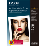 EPSON Papier Photo Mat Archivas 192g/m², A3+, 50 feuilles