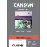 CANSON Premium Lustre RC 255g/m², 10x15 cm, 50 feuilles