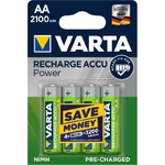 Piles rechargeables AA -HR6 - 2100 mAH VARTA - Blister de 4