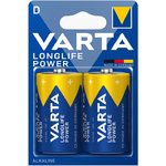 Piles Alcalines LR20 / D x2 - VARTA Longlife Power