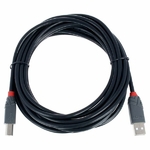 Câble USB Lindy 2.0 Type A/B, 5m, Noir