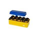 Kodak - Boîte de rangement pellicules 135/120 Bleu - Pour 10 films 135 ou 10 Bobine 120