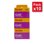 Kodak GOLD 200 ISO - 135 / 36 poses - x3 films - Vendu par 10 packs