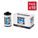 ILFORD FP4 Plus 125 ISO - 135 / 24 poses - Pack de 10 films