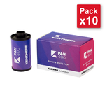Kentmere pellicule 400 ISO - 135 / 36 poses - Pack de 10 films