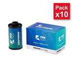 Kentmere pellicule 100 ISO - 135 / 36 poses - Pack de 10 films