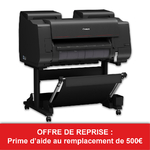 Canon IPF PRO-2600 / 24" (61 cm), 12 couleurs - livré avec 1 jeu d'encres 160ml + 1 Rouleau Ipsojet Luster 260Gr, 43,2 cm OFFERT