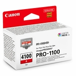 Cartouche d'encre Canon PFI-4100R (Red), 80ml pour imprimante Canon Pro-1100