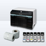 Fujifilm - Kit Imprimante Jet d'encre DX400 + Encres + Papier 152mm Brillant + Câbles