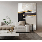 Feuille-d-or-moderne-minimaliste-atmosph-re-de-luxe-arri-re-plan-de-canap-peinture-murale