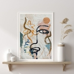 Affiches-et-imprim-s-r-tros-Matisse-Graffiti-de-visage-humain-abstrait-peinture-sur-toile-d