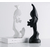 YuryFvna-c-ramique-gla-ure-abstraite-homme-femme-Figurines-blanc-noir-africain-Couple-amant-Statue-Vintage