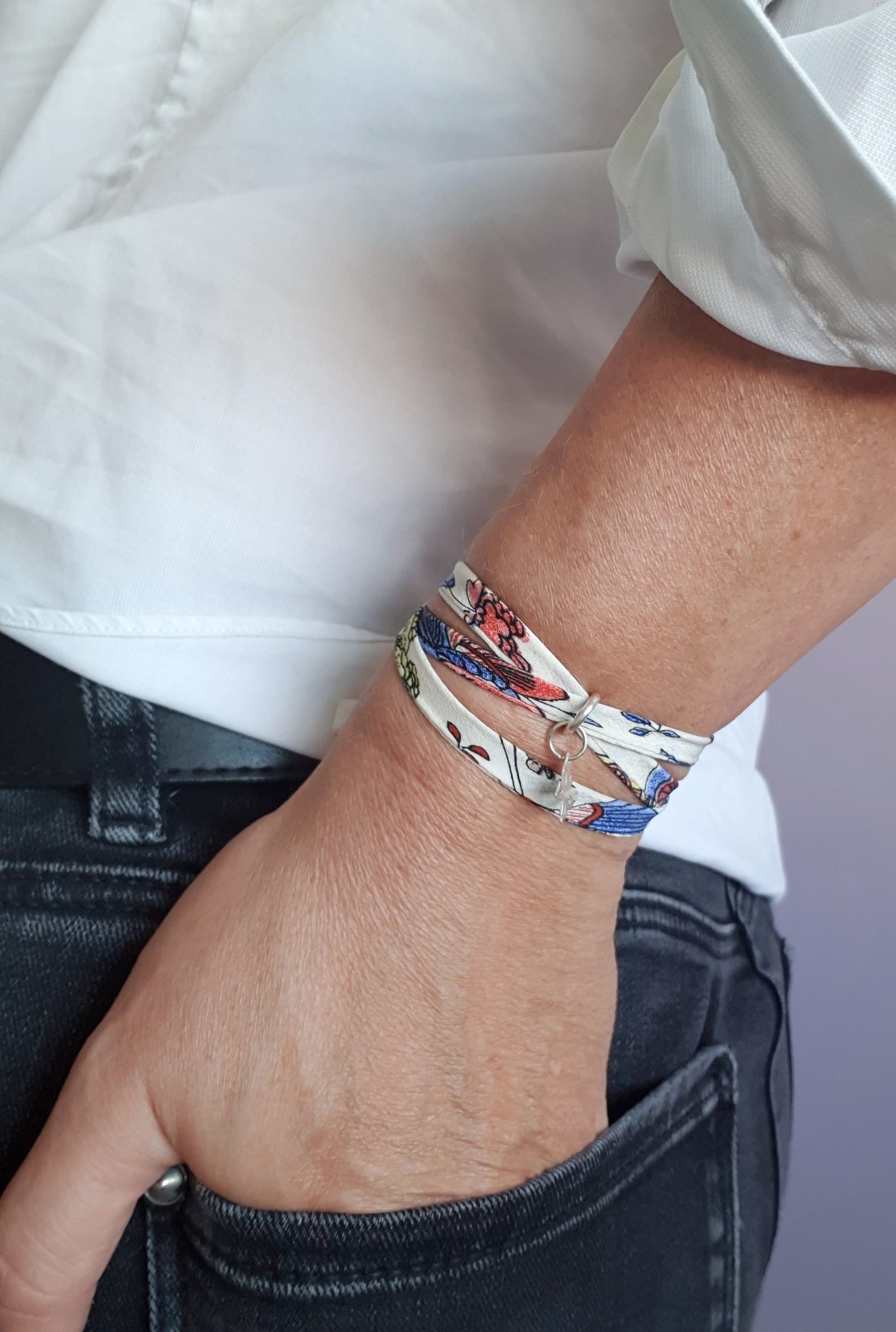 Papillons porté jean