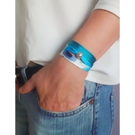 Bracelet Nora boule argent porté 8