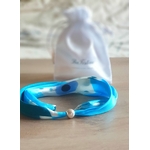 Bracelet Nora boule argent à plat 2