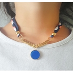 Collier soie-enfant-pendentif jade-Fanette-Bijoux