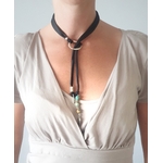 Collier soie-perles naturelles-jaspe impériales-plume-Heloise-Bijoux-2