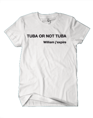 Tuba or not blanc