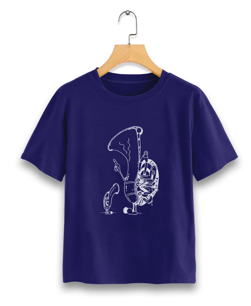 T-Shirt-navy
