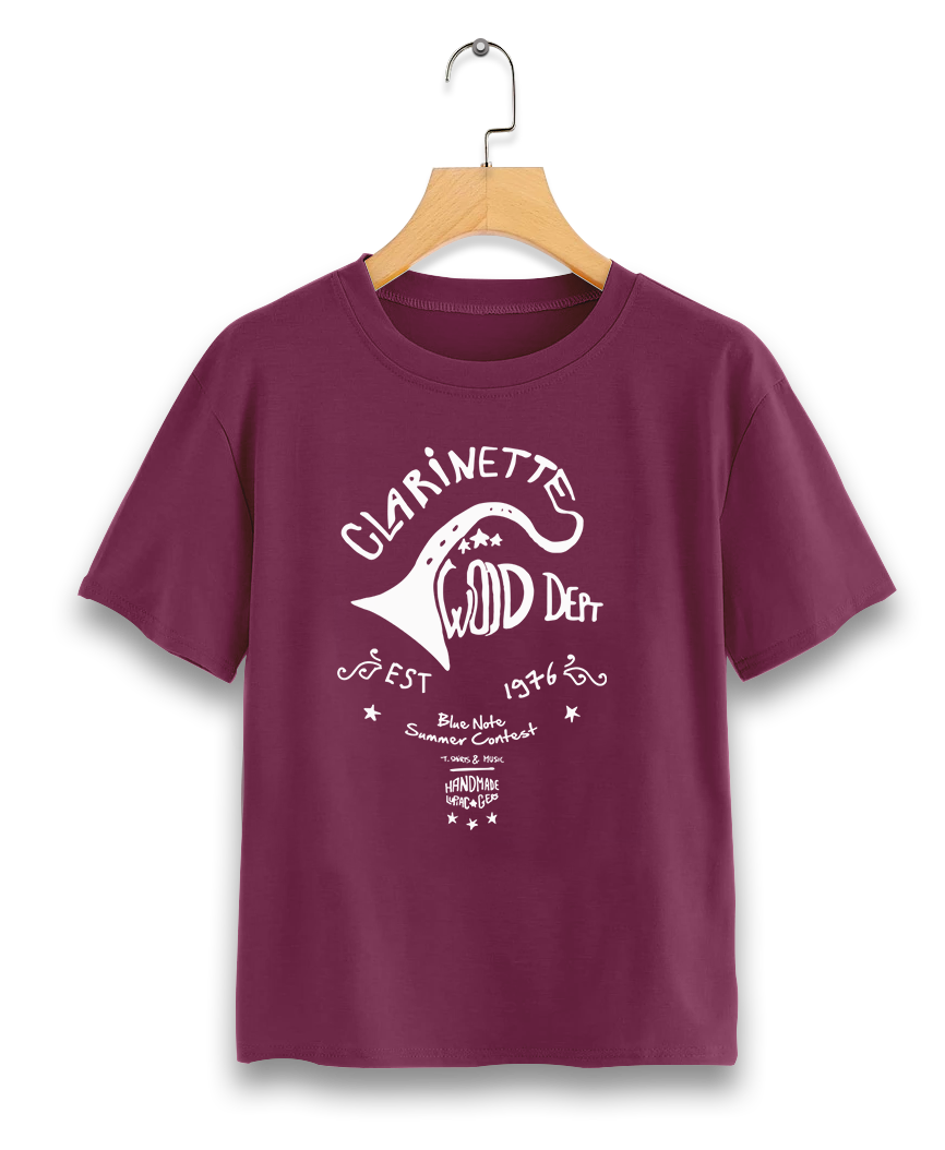 T-Shirt-bordeaux
