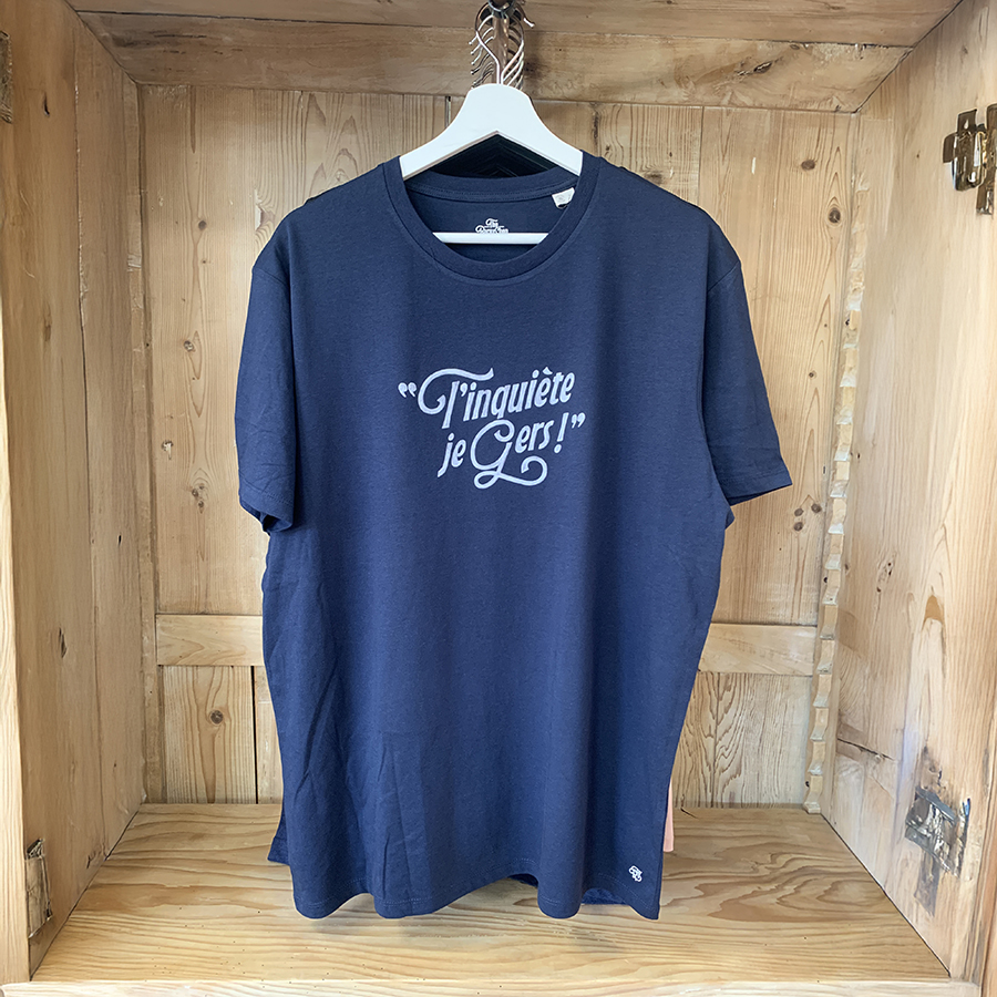 tee-shirt tinquiète je gers categorie tee shirt homme