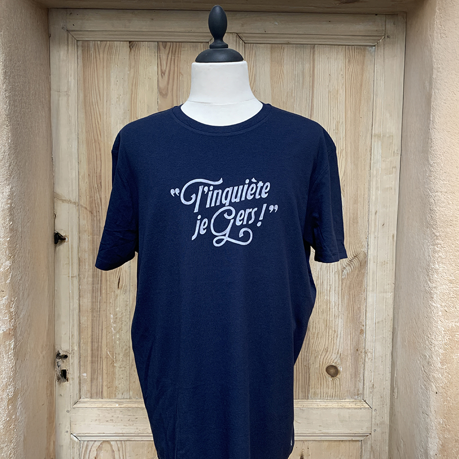 tee-shirt tinquiète je gers face catégorie homme2
