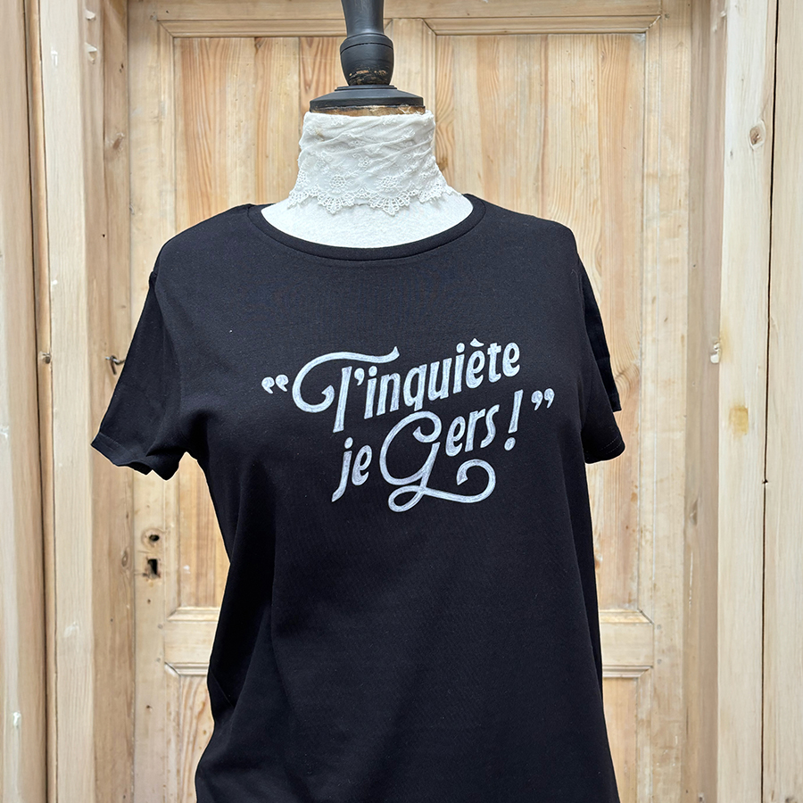 Tee-shirt homme tinquiète je gers categorie femme