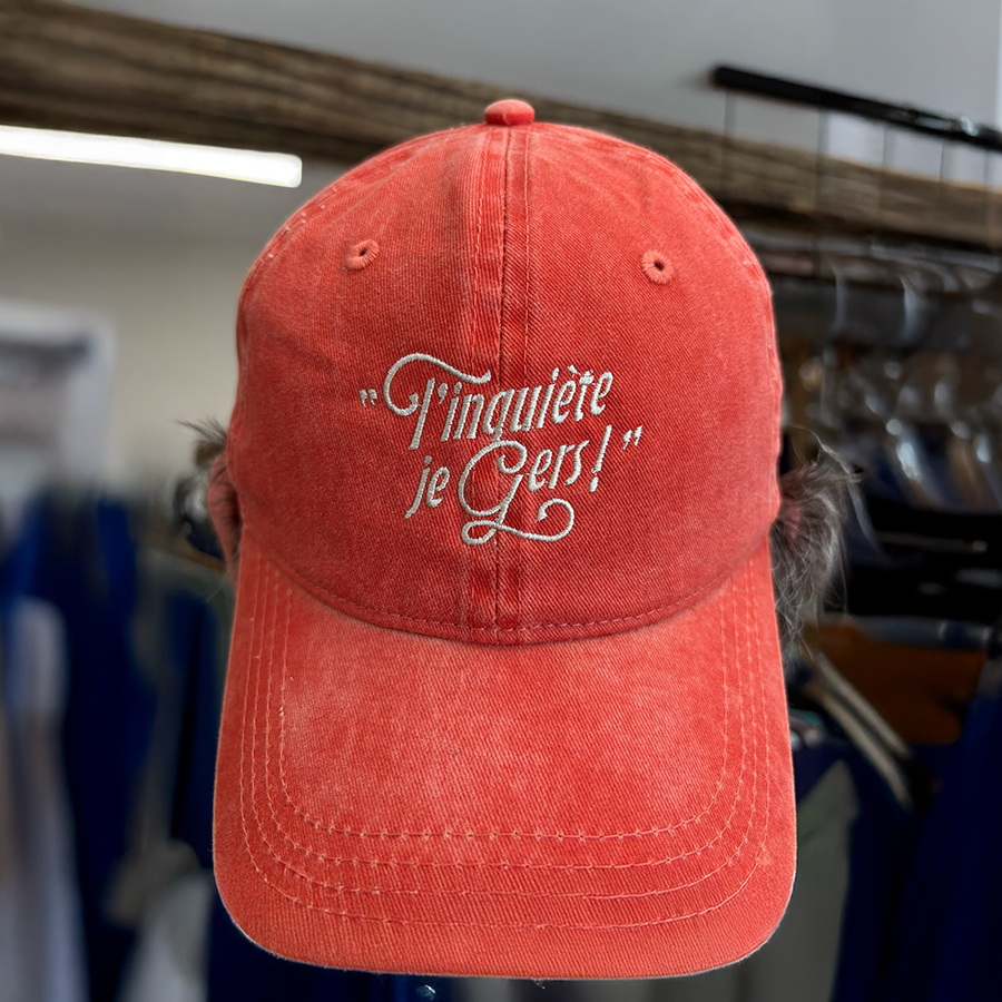 casquette broderie tinquiète je gers categorie casquette
