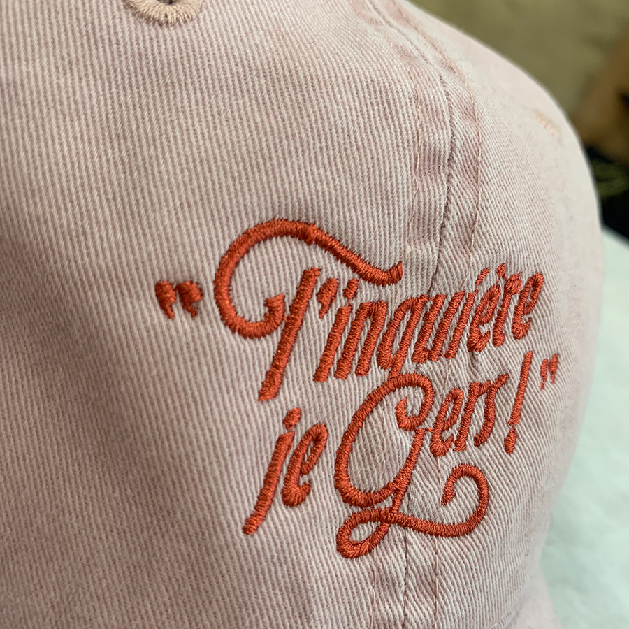casquette brodée tinquiète je Gers zoom1