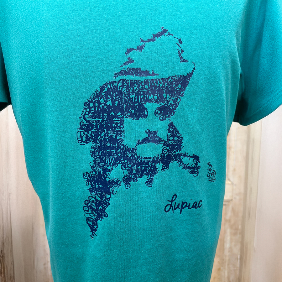 zoom tee-shirt visage dArtagnan green gemstone categorie homme