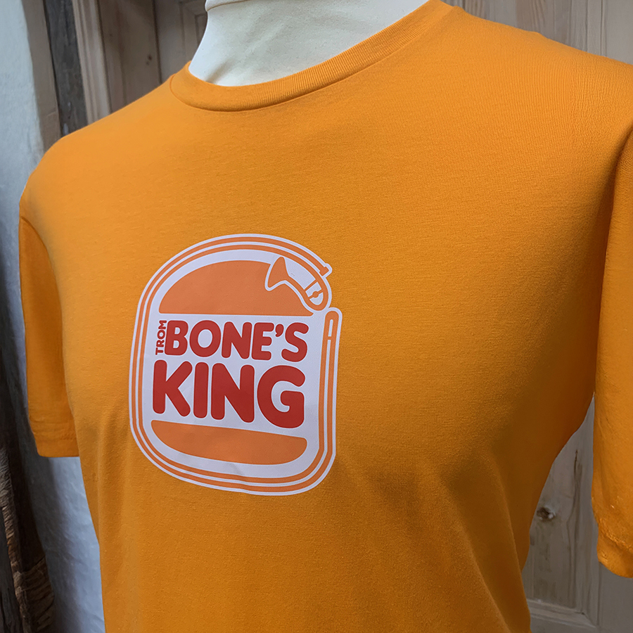 Tshirt bones king homme gros plan 1