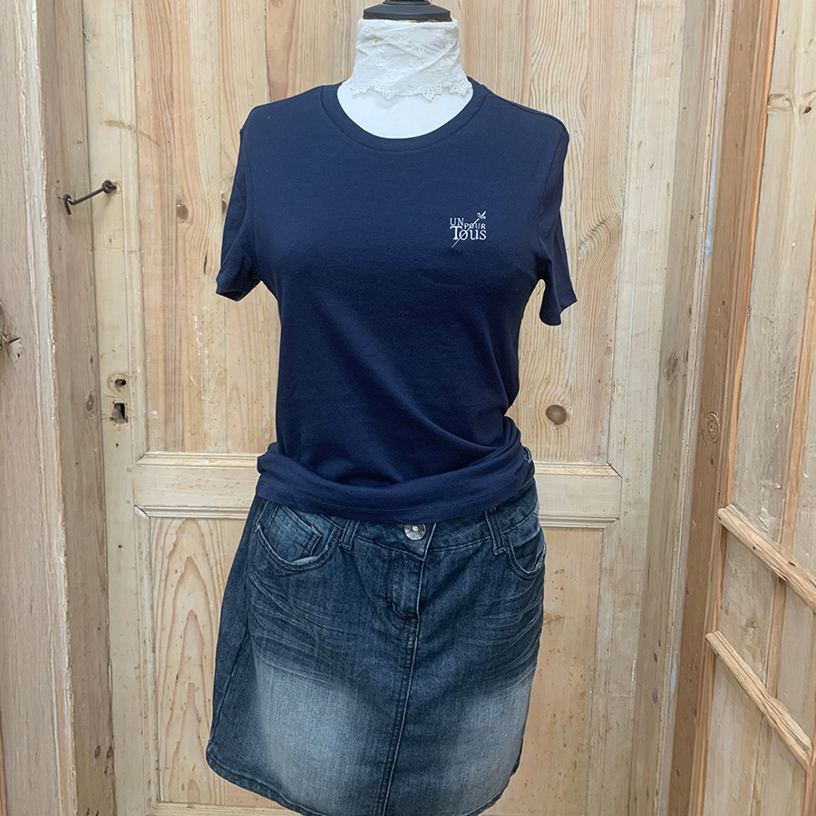 Tshirt femme un pour tous brodé