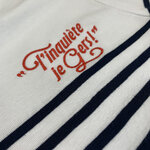 Marinière manche courte broderie coeur tinquiète je gers catégorie tee-shirt gers zoom1