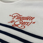 Marinière manche courte broderie coeur tinquiète je gers catégorie tee-shirt gers zoom 3