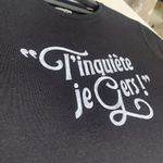 tee-shirt tinquiète je gers zoom categorie tee-shirt femme