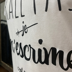 tee-shirt je mescrime blanc zoom