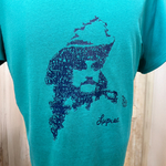 zoom tee-shirt visage dArtagnan green gemstone categorie homme