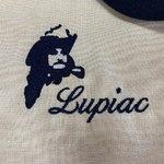 Gros plan broderie lupiac et dArtagnan