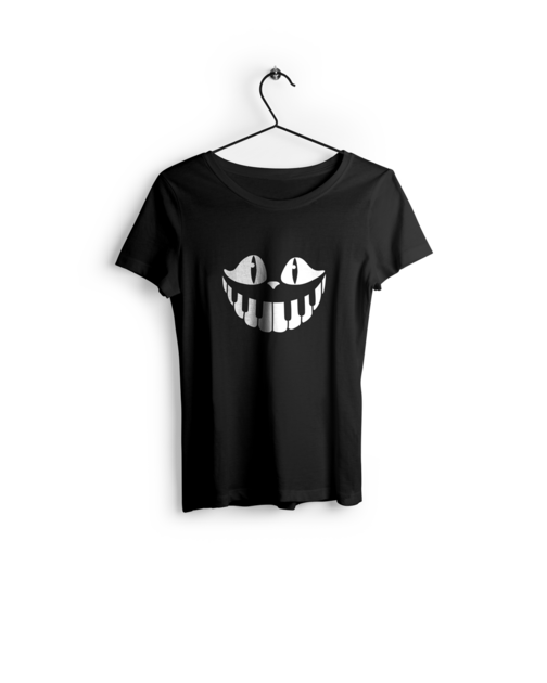 TEESHIRT FEMME CHAT CHESHIRE COLLECTIONS/ZE MANUE COLLEC Ze