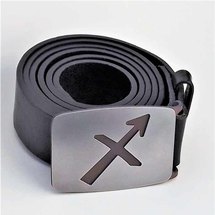 Metaldart boucle ceinture personnalisee sagittaire