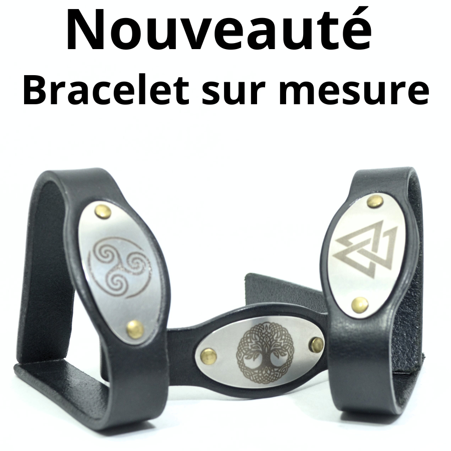 Bracelet Cuir Homme Personnalis Avec Uin Logo Ou Un Pr Nom