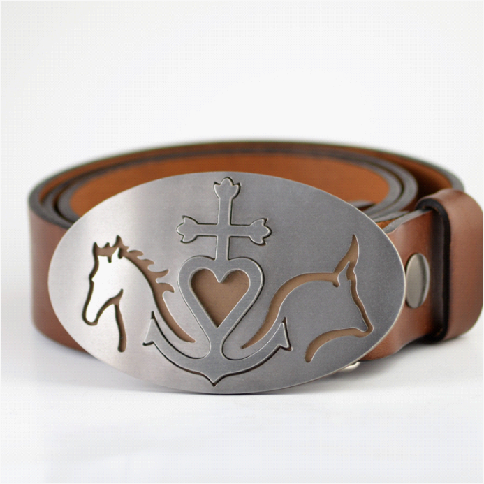 metaldart boucle ceinture croix camarguaise2