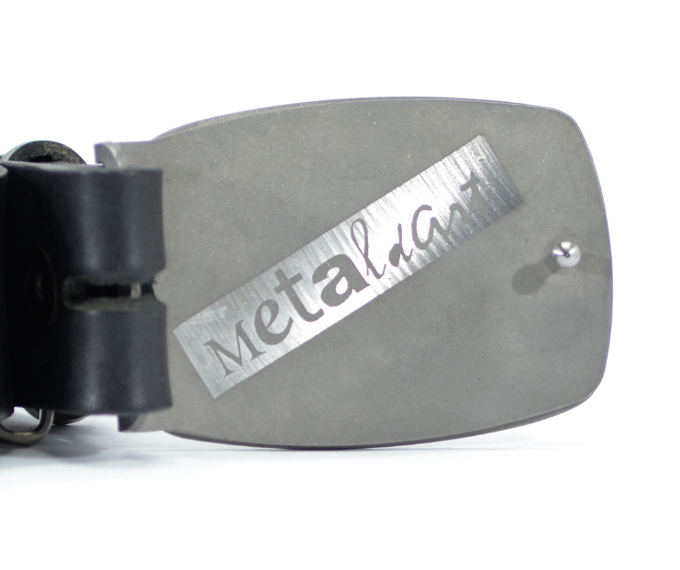 metaldart signature boucle ceinture personnalisee