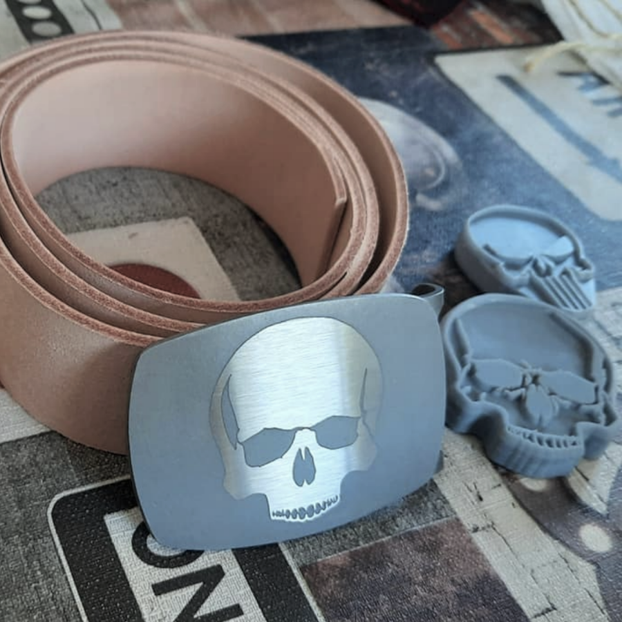 metaldart boucle tete de mort