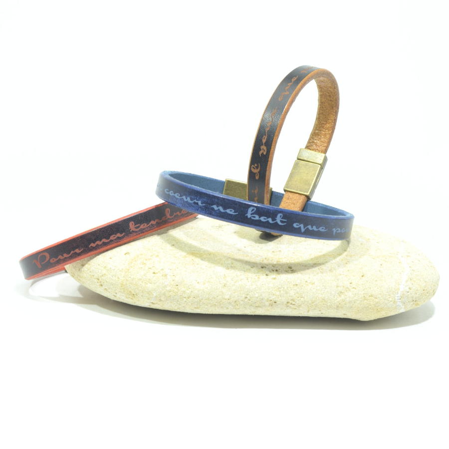 bracelet personnalise duo d amour pour couple eloigne metaldart