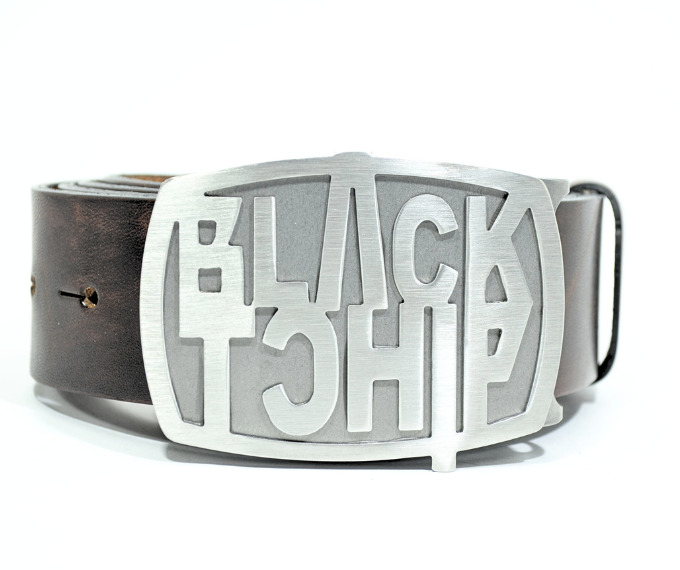 metaldart ceinture personnalisee blacktchip