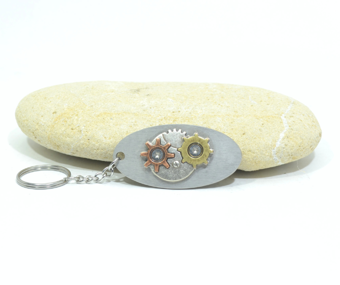 metaldart portecles personnalise steampunk
