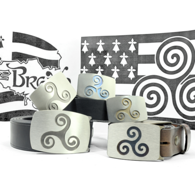 Metaldart boucle de ceinture bretonne bzh symbole breizh