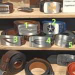 Metaldart différentes boucles de ceinture Simca