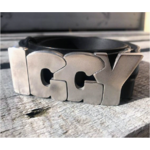 Metaldart boucle ceinture personnalisee Iggy